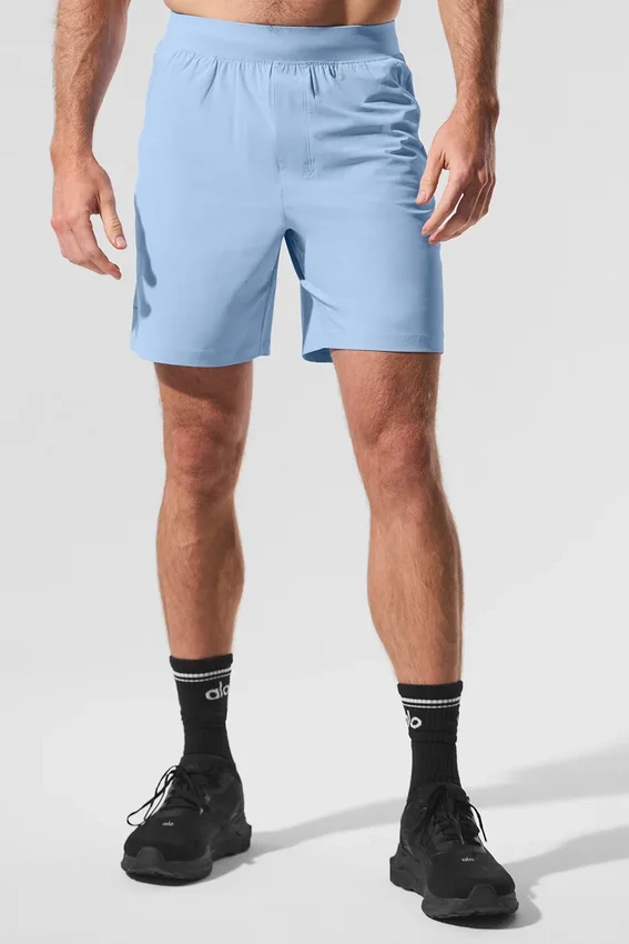 7" Repetition Korte broek - Seashell Blue