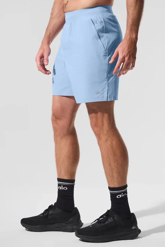 7" Repetition Korte broek - Seashell Blue