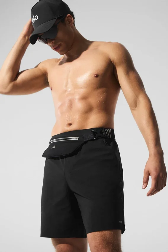 7" Repetition Korte broek - Zwart