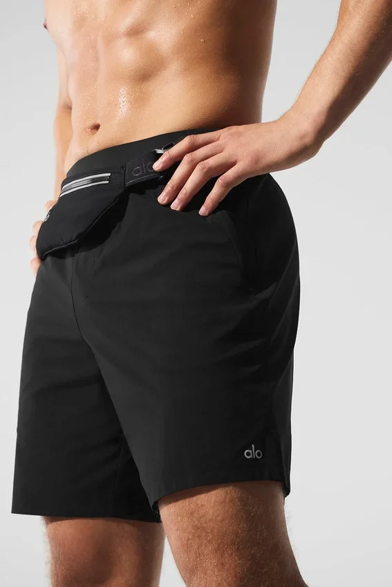 7" Repetition Korte broek - Zwart