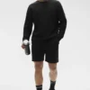 7" Waffle Lounge Korte broek - Black