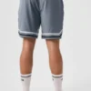 9" Traction Arena-korte broek - staalgrijs