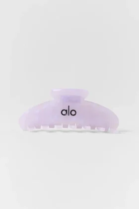 90’S Claw Clip – Licht Provence-blauw marmer