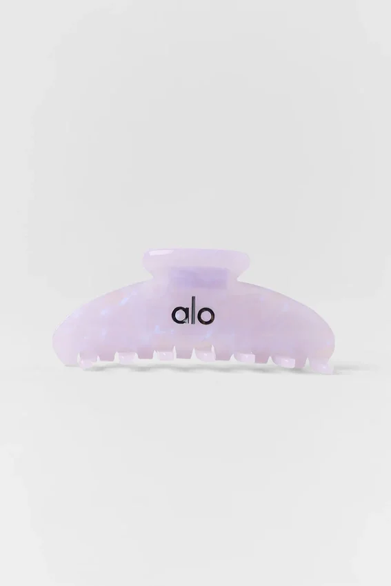 90'S Claw Clip - Licht Provence-blauw marmer