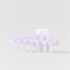 90'S Claw Clip - Licht Provence-blauw marmer