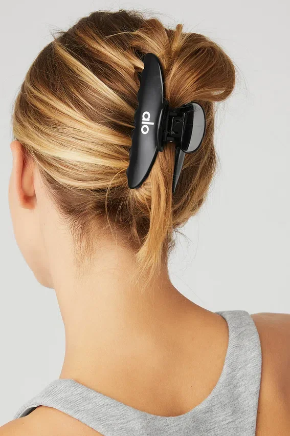 90's Claw Clip - Zwart