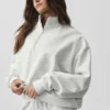Accolade 1/4 Zip-trui - White Heather