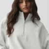 Accolade 1/4 Zip-trui - White Heather