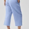 Accolade Cutoff-joggingbroek - Licht Provence-blauw