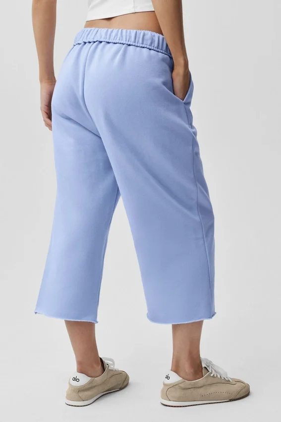 Accolade Cutoff-joggingbroek - Licht Provence-blauw