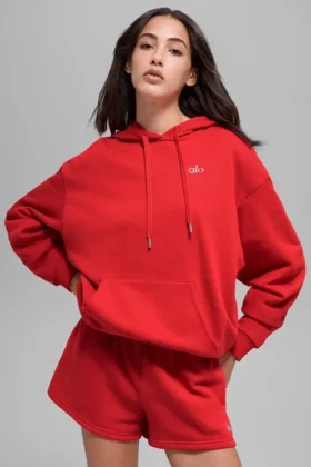 Accolade Hoodie – felrood