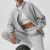 Accolade hoodie met volledige rits - Athletic Heather Grey