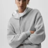 Accolade hoodie met volledige rits - Athletic Heather Grey