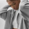 Accolade hoodie met volledige rits - Athletic Heather Grey