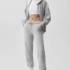 Accolade hoodie met volledige rits - Athletic Heather Grey