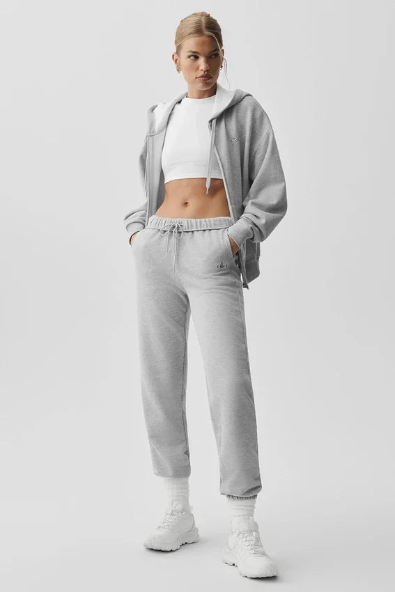 Accolade hoodie met volledige rits - Athletic Heather Grey
