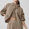 Accolade hoodie met volledige rits - Gravel