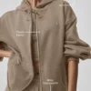 Accolade hoodie met volledige rits - Gravel