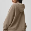 Accolade hoodie met volledige rits - Gravel