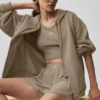 Accolade hoodie met volledige rits - Gravel
