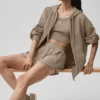 Accolade hoodie met volledige rits - Gravel