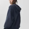 Accolade hoodie met volledige rits - Navy