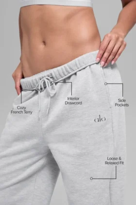 Accolade joggingbroek met rechte pijpen – Athletic Heather Grey