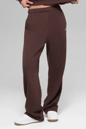 Accolade joggingbroek met rechte pijpen - Brownstone