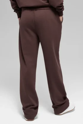 Accolade joggingbroek met rechte pijpen – Brownstone