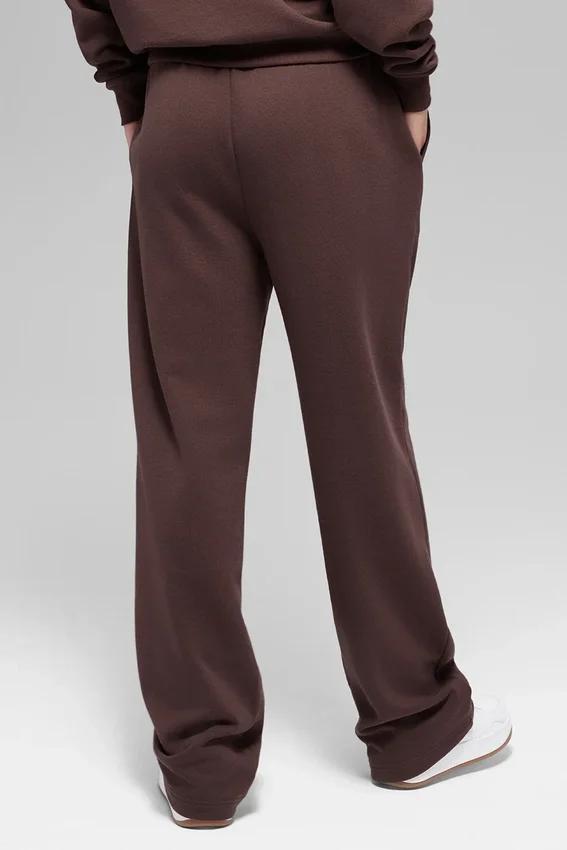 Accolade joggingbroek met rechte pijpen - Brownstone