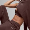 Accolade joggingbroek met rechte pijpen - Brownstone