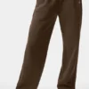 Accolade joggingbroek met rechte pijpen - Espresso