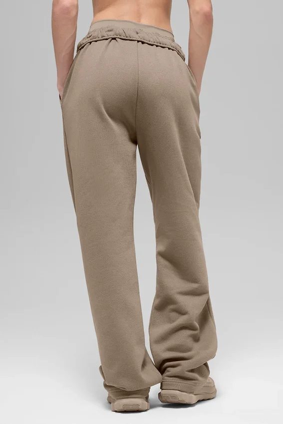 Accolade joggingbroek met rechte pijpen - Gravel