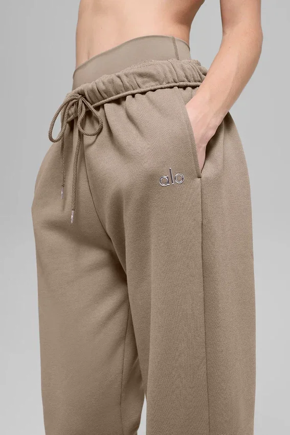 Accolade joggingbroek met rechte pijpen - Gravel