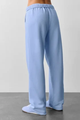 Accolade joggingbroek met rechte pijpen – Licht Provence-blauw