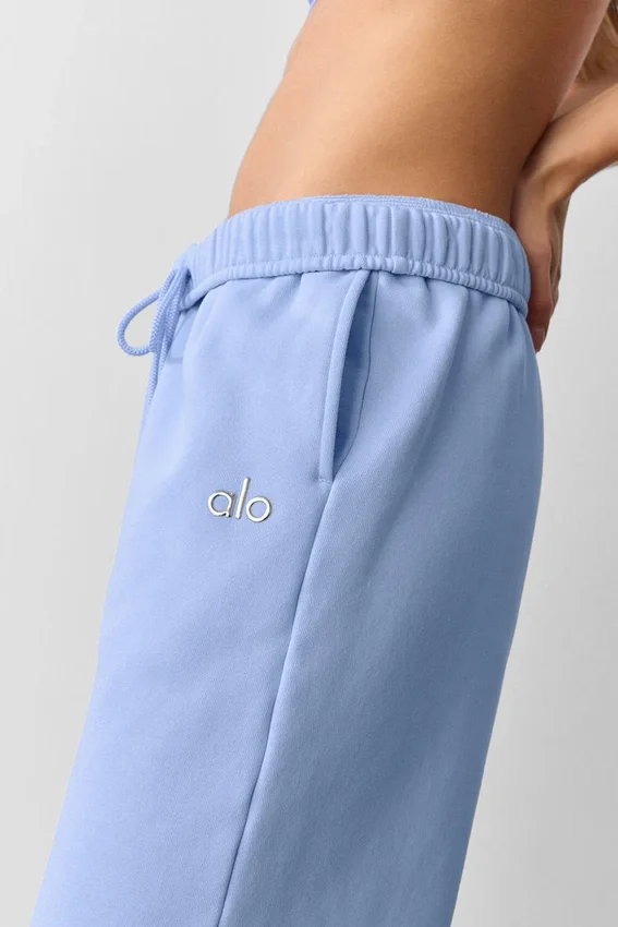 Accolade joggingbroek met rechte pijpen - Licht Provence-blauw