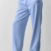 Accolade joggingbroek met rechte pijpen - Licht Provence-blauw