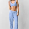 Accolade joggingbroek met rechte pijpen - Licht Provence-blauw