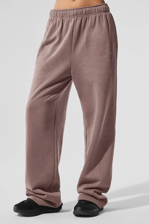 Accolade joggingbroek met rechte pijpen - Mushroom