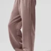 Accolade joggingbroek met rechte pijpen - Mushroom