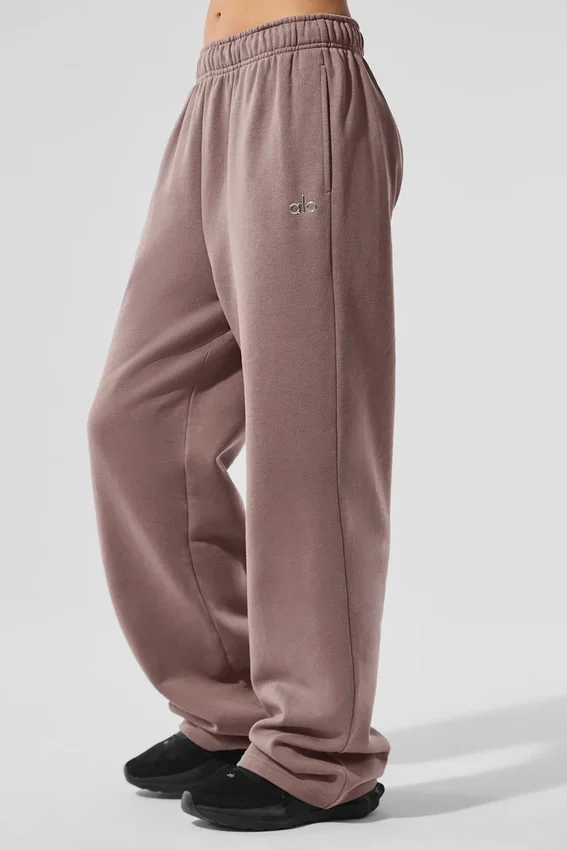 Accolade joggingbroek met rechte pijpen - Mushroom