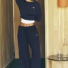 Accolade joggingbroek met rechte pijpen - Navy