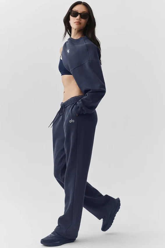 Accolade joggingbroek met rechte pijpen - Navy