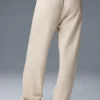 Accolade joggingbroek met rechte pijpen - Oat Milk