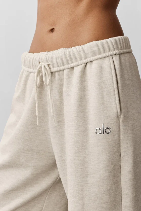 Accolade joggingbroek met rechte pijpen - Oatmeal Heather