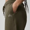 Accolade joggingbroek met rechte pijpen - Olive Tree