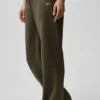 Accolade joggingbroek met rechte pijpen - Olive Tree
