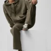 Accolade joggingbroek met rechte pijpen - Olive Tree