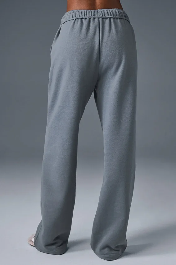 Accolade joggingbroek met rechte pijpen - Steel Grey