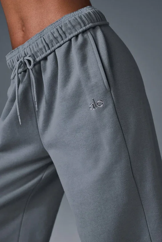 Accolade joggingbroek met rechte pijpen - Steel Grey